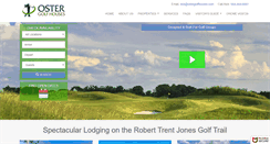 Desktop Screenshot of ostergolfhouses.com